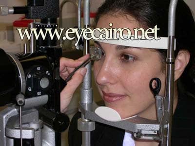 angle examination in glaucoma at dr khalil eye clinic