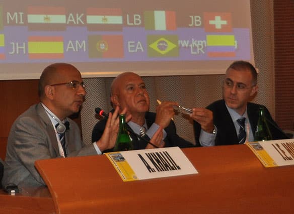 مؤتمر جراحات القرنية الدولى، ليتشى إيطاليا 2013: د أحمد خليل متحدثا عن أفضل الطرق لعلاج القرنية المخروطية