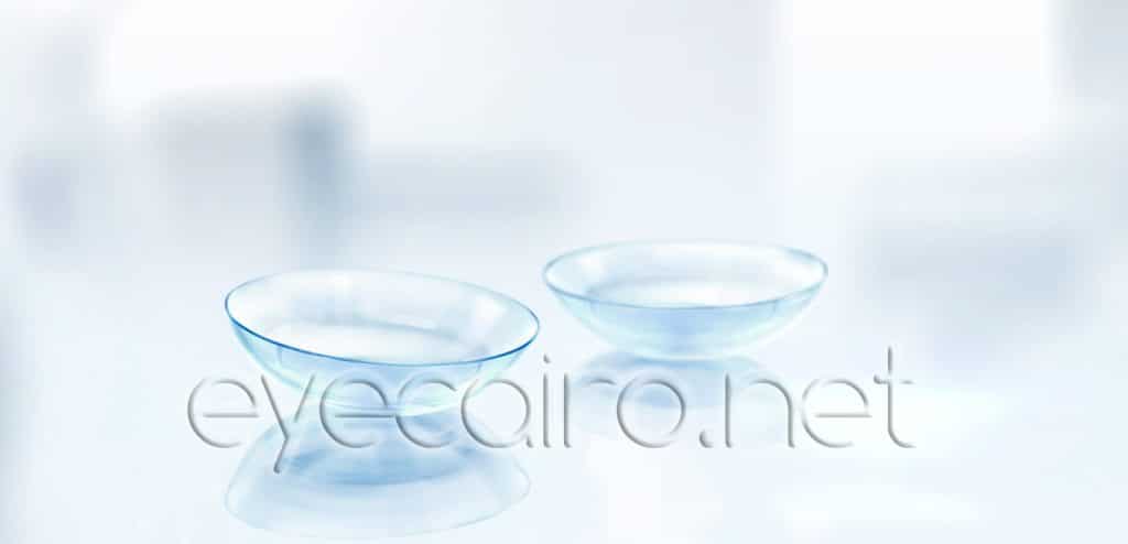 rigid gas permeable, RGP contact lenses for treatment of keratoconus at Dr Khalil Eye clinic in Cairo Egypt