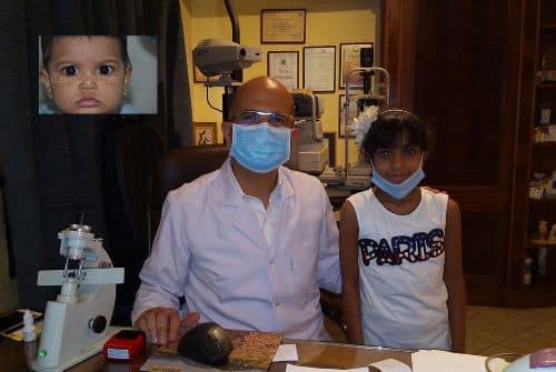 Mona from yemen had children glaucoma, and operated by dr Ahmad Khalil in Cairo for her congenital glaucoma